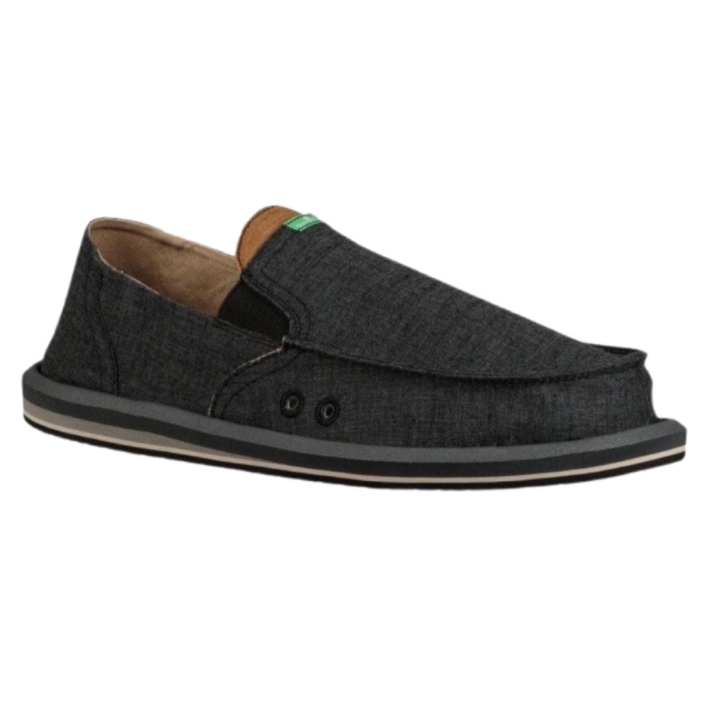NWT Sanuk Pick Pocket Hemp Eco Black
